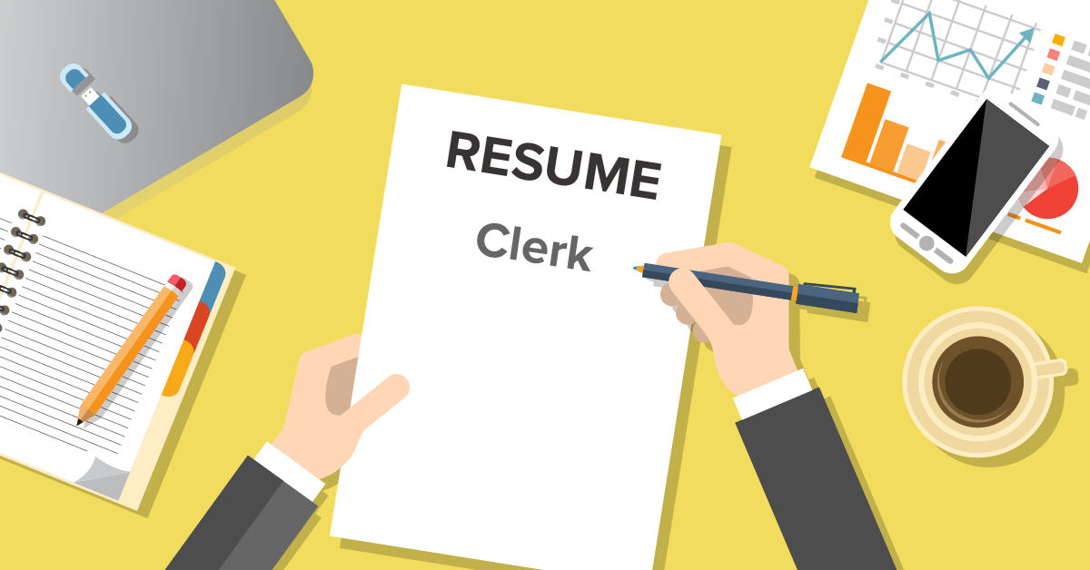 Resume sample for Clerk