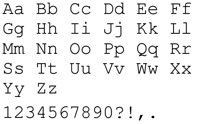 fonts not to use for cv