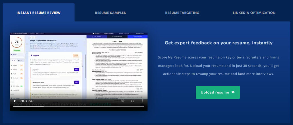 resume builder ai