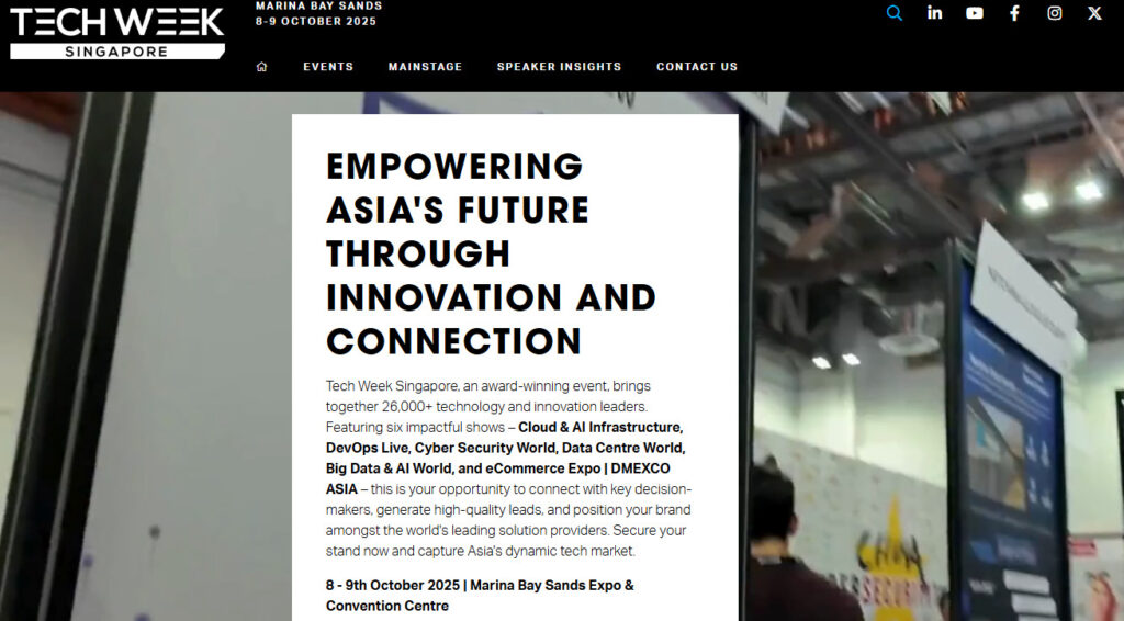 singapore tech events